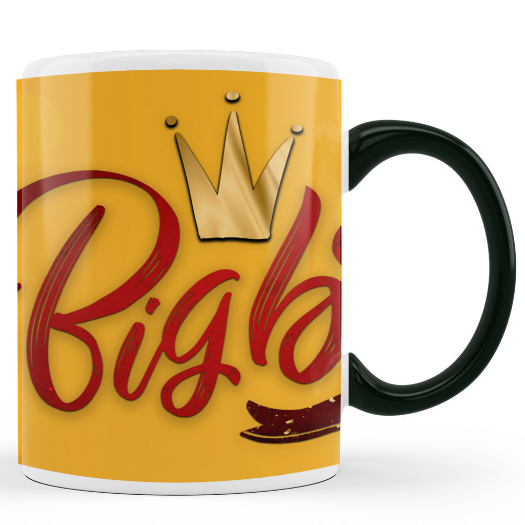 Printed Ceramic Coffee Mug | Siblings | Raksha Bandhan | Big Bro |325 Ml. 